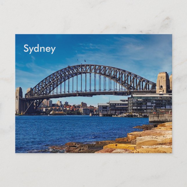 Postal Sydney Harbour Bridge Australia Postcard (Anverso)