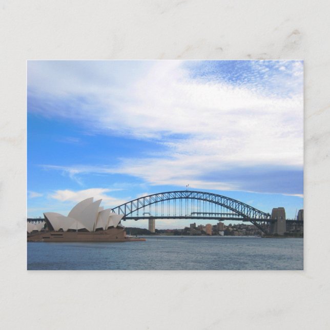 Postal Sydney Harbour Bridge y Opera House (Anverso)
