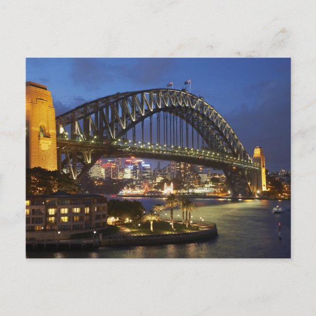 Postal Sydney Harbour Bridge y Park Hyatt Sydney Hotel (Anverso)