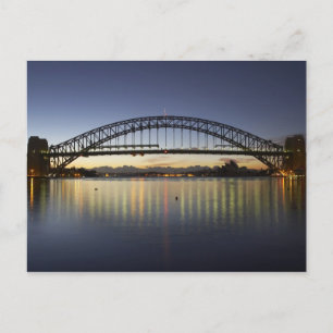Postal Sydney Harbour Bridge y Sydney Opera House en