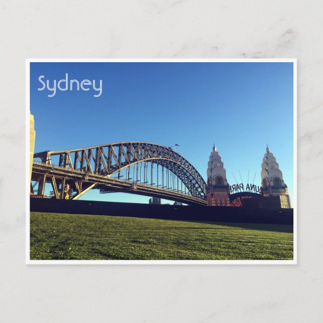 Postal sydney harbour green (Anverso)