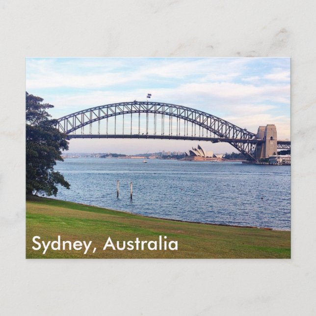 Postal sydney harbour lawn césped (Anverso)