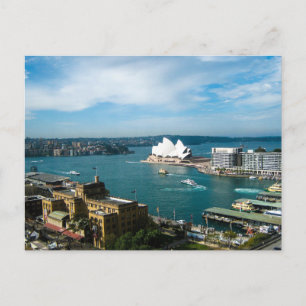 Postal Sydney Harbour y la Ópera - Postcard