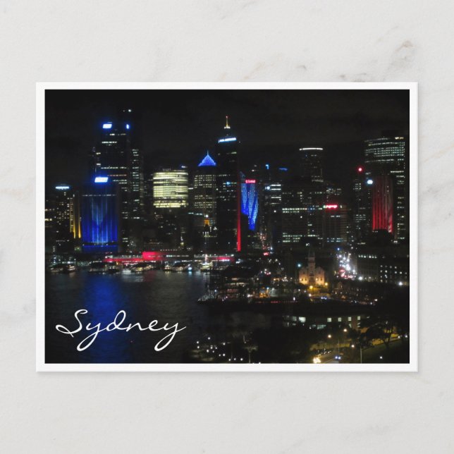 Postal sydney night vivid (Anverso)