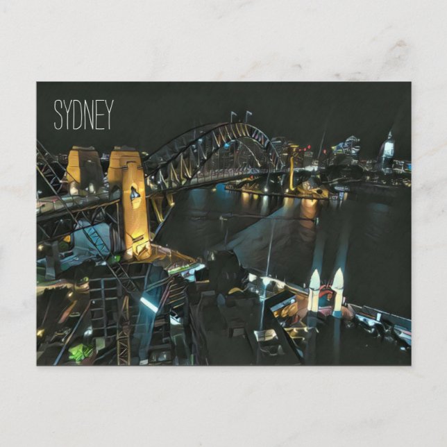 Postal sydney nights (Anverso)