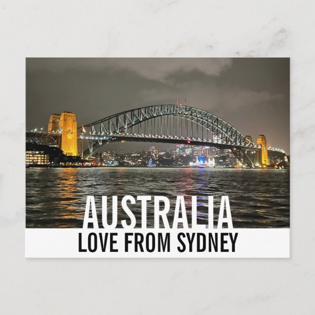 Postal Sydney por Night Love de Australia (Anverso)