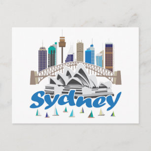 Postal Sydney Skyline