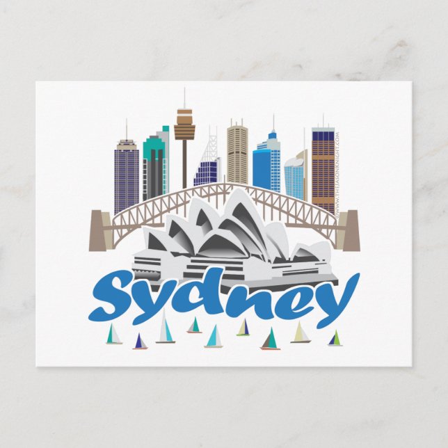 Postal Sydney Skyline (Anverso)