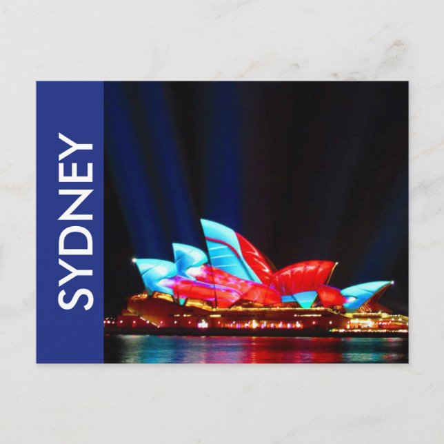 Postal sydney vivid house (Anverso)