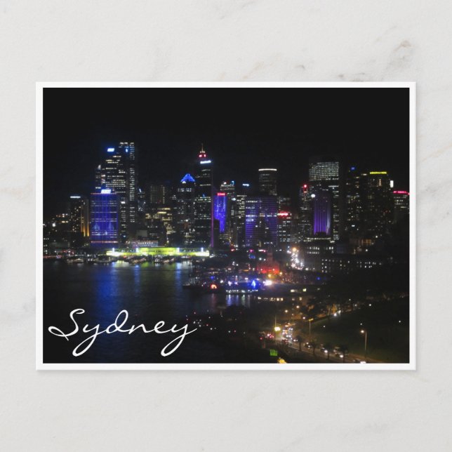 Postal sydney vivid púrpura (Anverso)