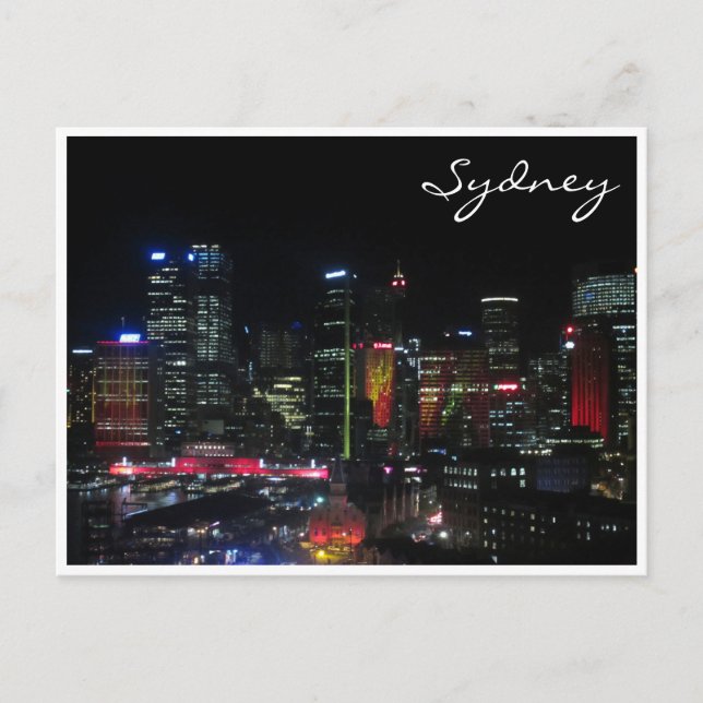 Postal sydney vivid red (Anverso)