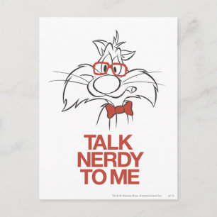 Postal SYLVESTER™ - Hable Nerdy conmigo