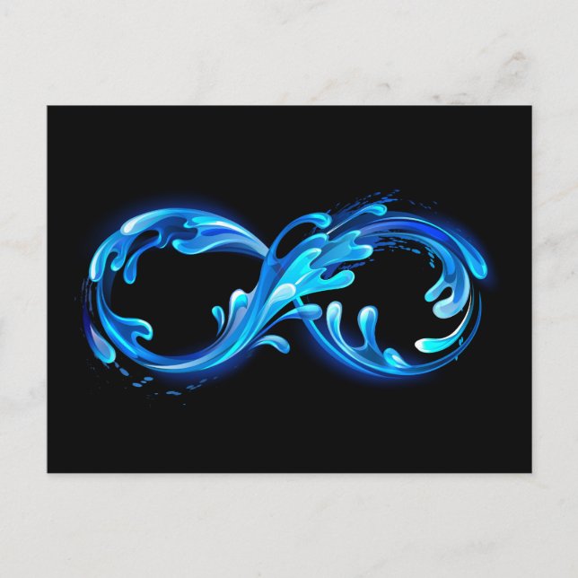 Postal Symbol Infinity of Cold Clear Water (Anverso)
