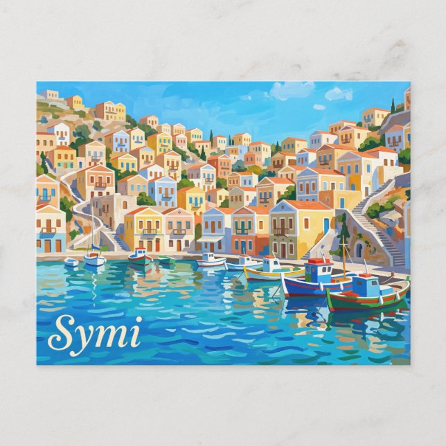 Postal Symi Grecia (Anverso)