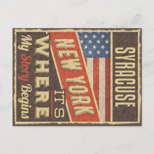 Postal Syracuse New York (Anverso)