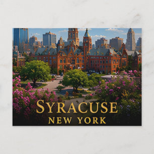 Postal Syracuse Nueva York Puerta de Finger Lakes y Canal