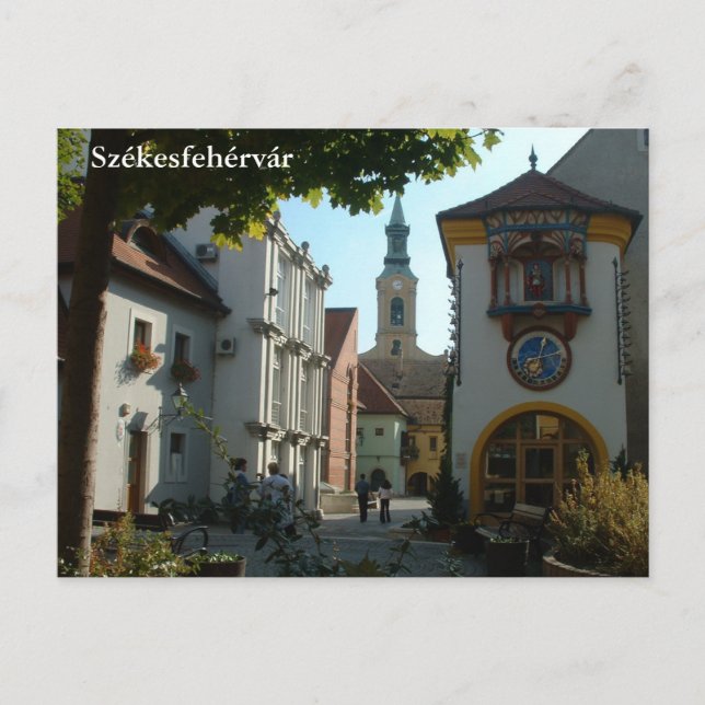 Postal Székesfehérvár - Hungría (Anverso)