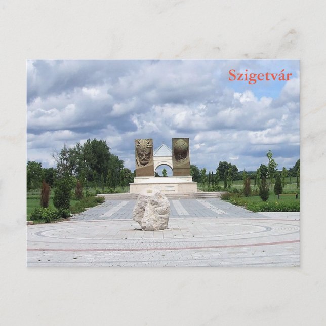 Postal Szigetvár - Hungría (Anverso)