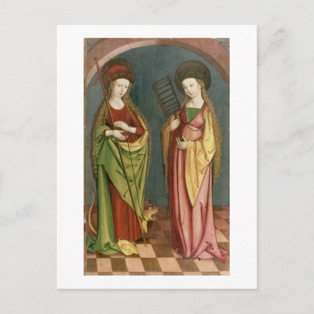 Postal T32982 St. Margaret de Antioch y St. Faith, c.15 (Anverso)