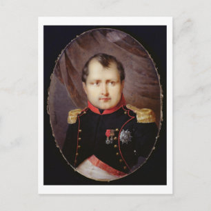 Postal T34002 Retrato Miniatura de Napoleón I (1769-1821)