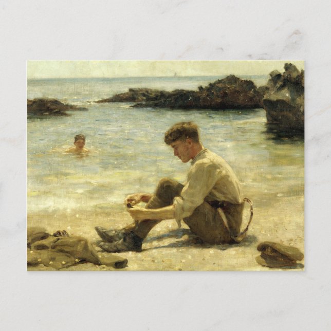 Postal T. E. Lawrence como cadete (Anverso)