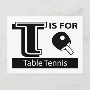 Postal T Es Para Tenis De Mesa