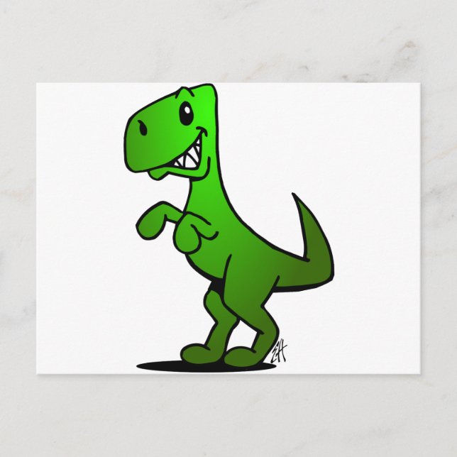 Postal T-Rex (Anverso)