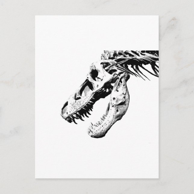 Postal t-rex (Anverso)