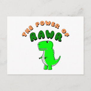 Postal T-Rex El Poder De RAWR