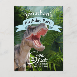 Postal T Rex, Jurassic World, Cumpleaños Feliz en la Jung