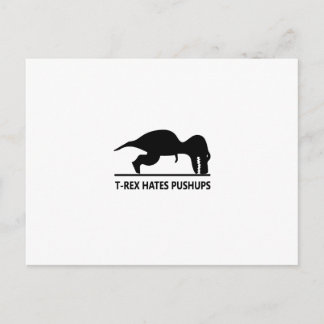 Postal t-rex odia los pushups.ai