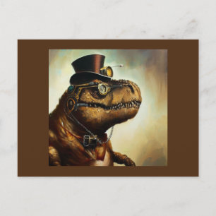 Postal T Rex Steampunk