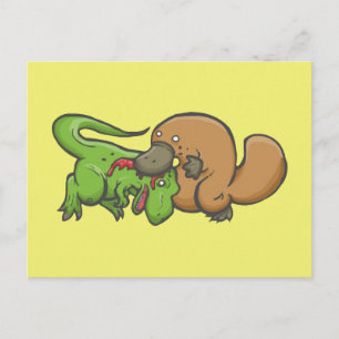 Postal T-rex vs Platypus