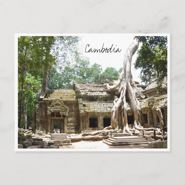 Postal ta prohm cambodia (Anverso)