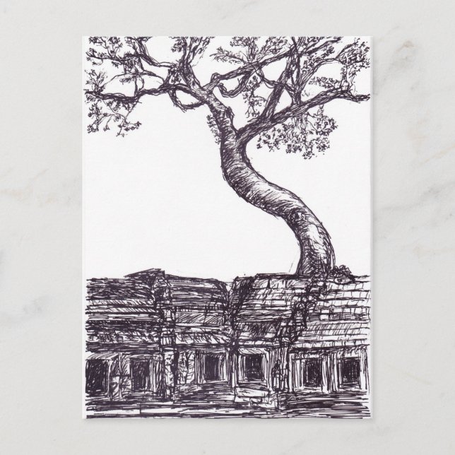 Postal Ta Prohm, Siem Reap (Anverso)