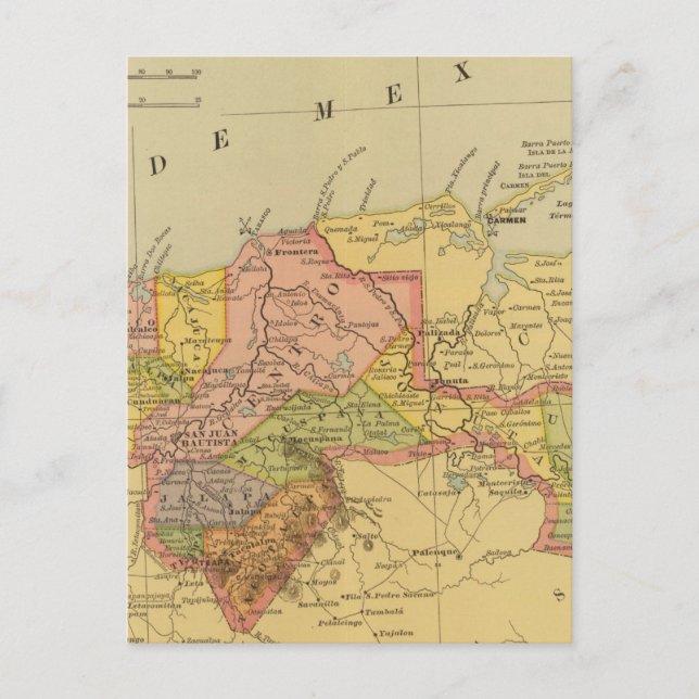 Postal Tabasco (Anverso)