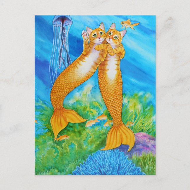 Postal Tabby MerCats (Anverso)