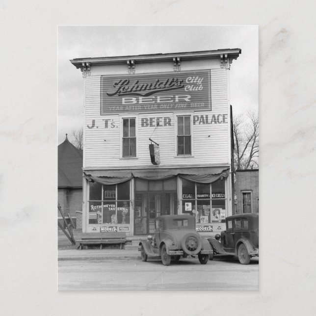 Postal Taberna Beer Palace, 1940 (Anverso)