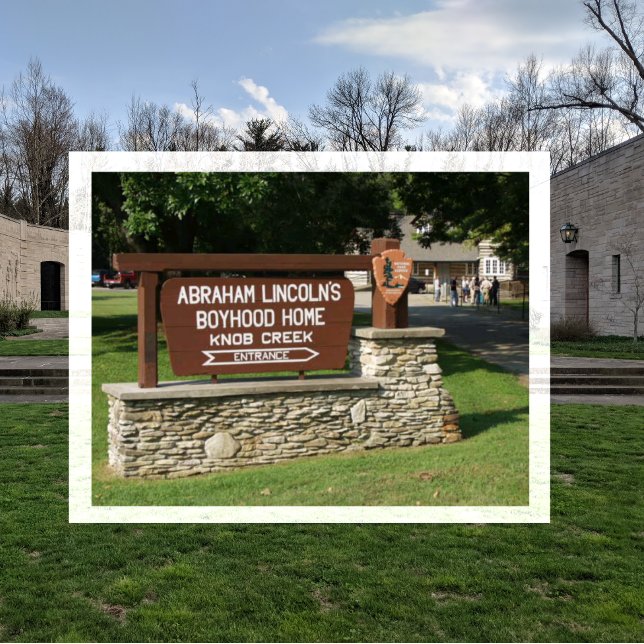 Postal Taberna de Creek Knob, Abraham, lugar de nacimient (Subido por el creador)