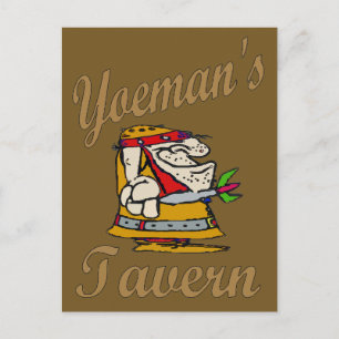 Postal Taberna de Yeoman, jugador de arte