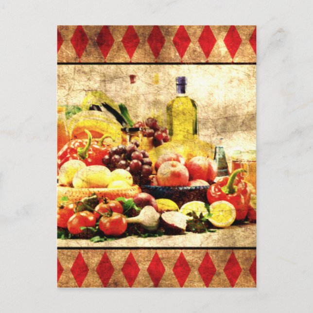 Postal Tabla Abundante (Anverso)