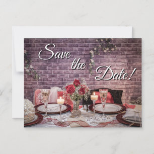 Postal Tabla de Bodas de novias y novias 6371