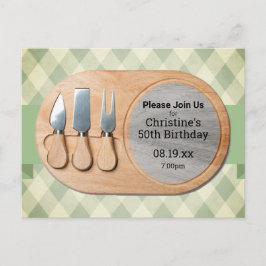 Postal Tabla de Queso Charcutería Personalizada