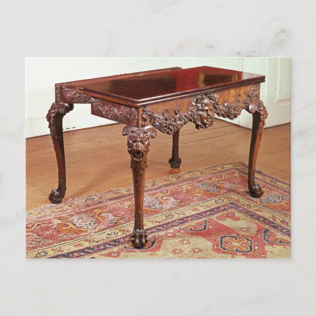 Postal Tabla de tarjetas, c.1740 (Anverso)