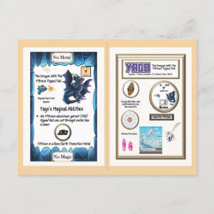 Postal Tabla Periódica Dragón - Itrio