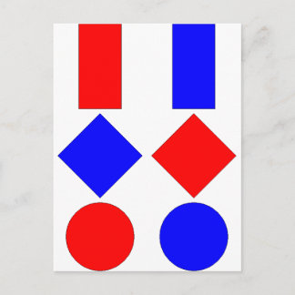 Postal tablas de cuadros