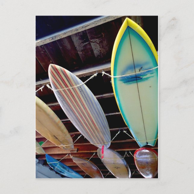 Postal Tablas de surf (Anverso)