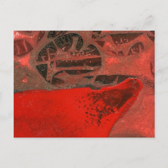 Postal "Table Rock 3" Abstract Design Postcard (Anverso)