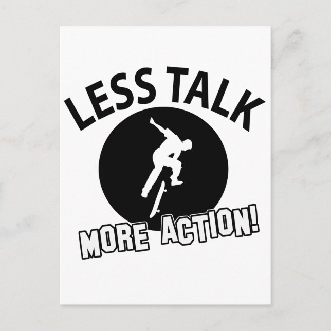 Postal tablero de patines más impresionante (Anverso)