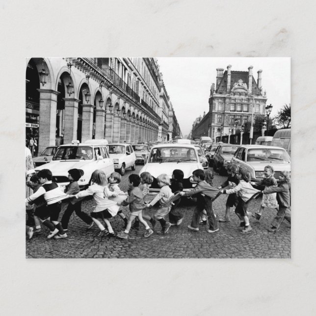 Postal Tabliers de la rue de Rivoli 1978 Robert Doisneau (Anverso)